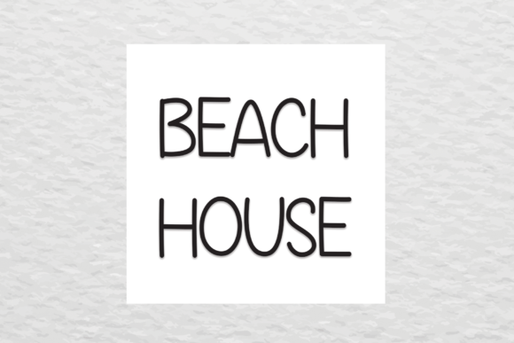 Beach House: The Trendy All-Caps Display Font for Modern Design