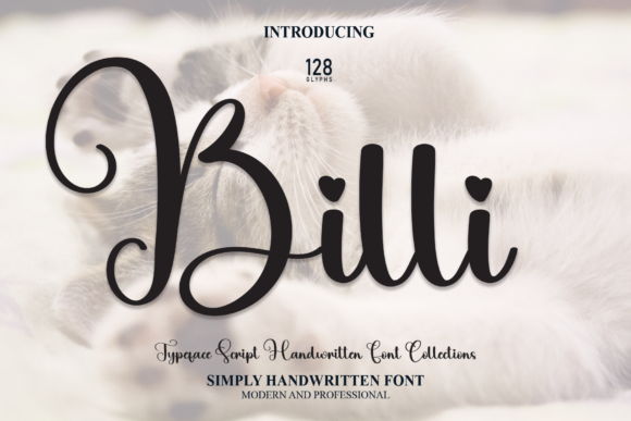 Discover Billi: A Script Font with Heartfelt Design Details