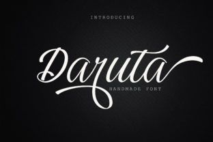 Discover the Versatile Charm of the Daruta Script Font