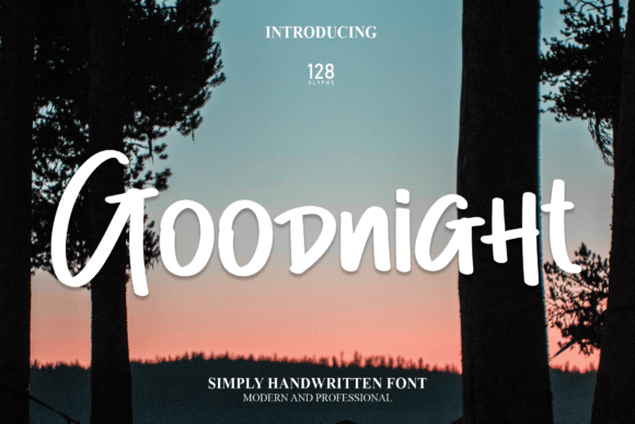 Goodnight: A Handwritten Font for a Touch of Authenticity