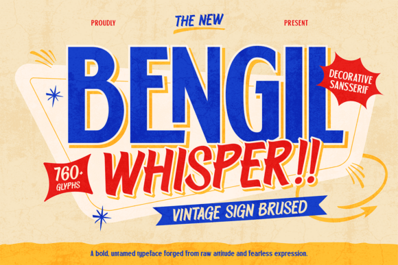 Meet Bengil Whisper: A Typeface with Street Market Energy