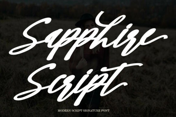 The Bold Elegance of Sapphire Script for Modern Branding