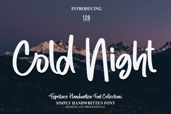 Why Cold Night is the Perfect Handwritten Script for Your Next Design